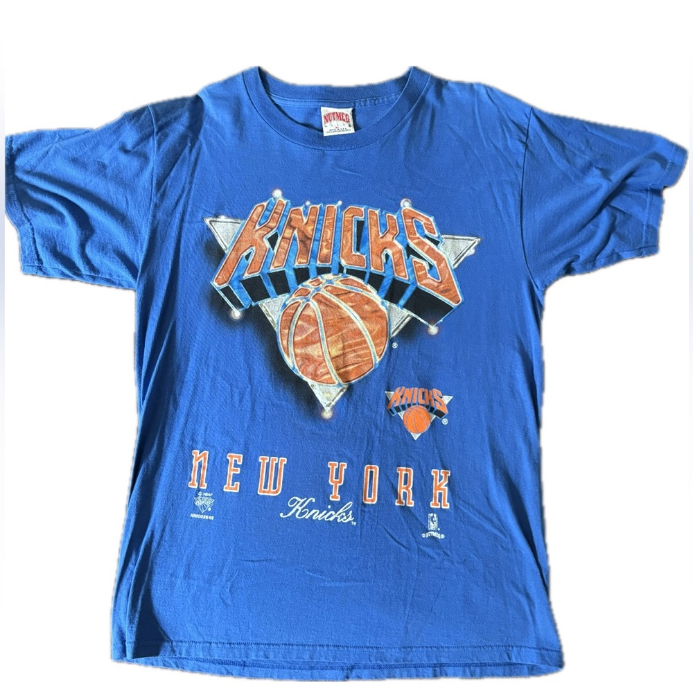 Blue Knicks Graphic T-Shirt